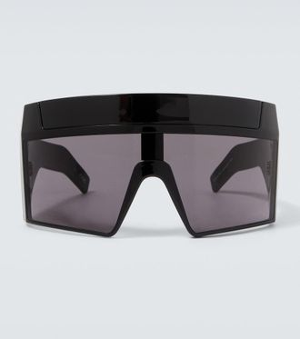 Rick Owens Rev Shiny shield sunglasses
