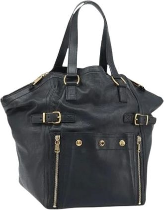 Saint Laurent Pre-owned Handbags, female, Black, Size: ONE SIZE Pre-owned Vintage Hand Bag