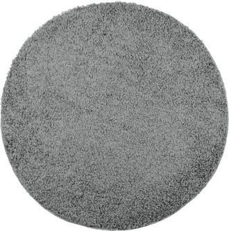 vidaXL Shaggy Rug pamplona High Pile Modern Green ø 240 cm Vidaxl