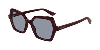 Alexander McQueen AM0537S 004 Womens Sunglasses Red Size 54