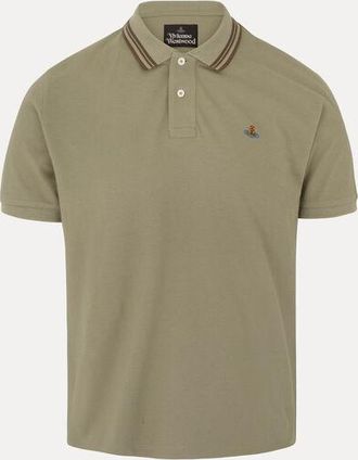 Vivienne Westwood Classic Polo Solid Piquet Covert-green XXL Men