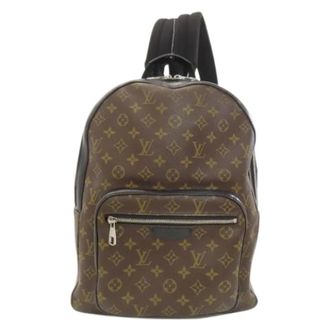 Louis Vuitton Pre-owned Josh Backpack - Dames - Vintage Rugzakken - Bruin - ONE Size - Vintage