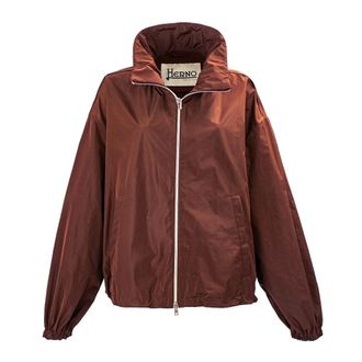 Herno Giubbotto - female - Herno - Light Jackets - Brown - XL - Jackets