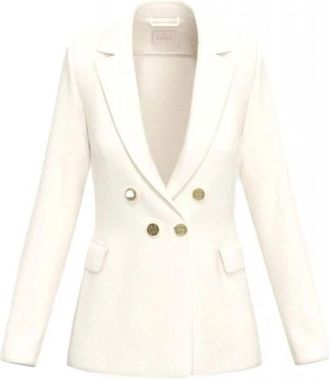 Marella Jassen > Blazers - Dames - Blazers - Beige - L - Jassen