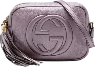 Gucci Pre-owned Gucci Metallic Leather Soho Disco Crossbody Ladies R4NO6BH5KK06P77T