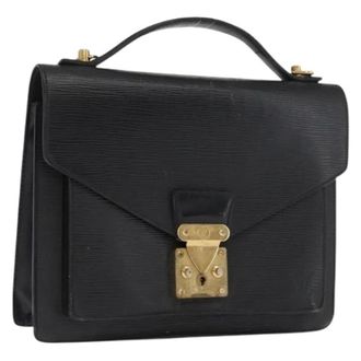 Louis Vuitton Pre-owned Vintage Handtas - Dames - Pre-owned - Zwart - Maat: ONE Size Leer