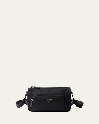 Prada Mens Re-Nylon Crossbody Bag