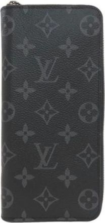 Louis Vuitton Pre-owned Long wallet (bi-fold) - Heren - Vintage Accessoires - Grijs - ONE Size - Vintage
