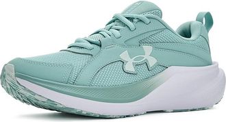 Under Armour Charged Assert 11 Womens Shoes Enamel Blue/Enamel Blue/Illusion Green : 7.5 B - Medium, Leather