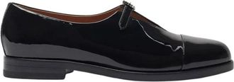 Scarosso Vittoria Monk Strap Schoenen - Dames - Loafers - Zwart - 35 EU - Leer - Schoenen