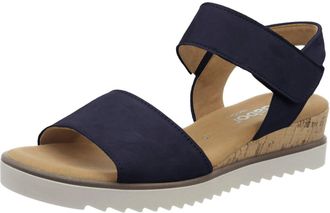 Gabor 42.75 Womens Ankle Strap Sandals, Blue (Bluette (Kork) 36), 4.5 UK