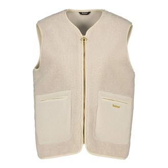 Barbour Bainford Teddy Liner - Dames - Bodywarmers - Beige - M - Polyester - Jassen