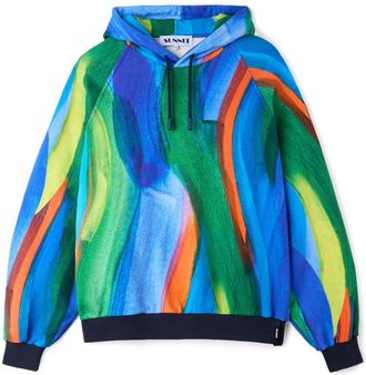 Sunnei Felpa con cappuccio Eiws - Blu