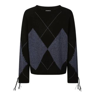 Pinko Jumpers - female - PINKO - Round-neck Knitwear - Black - XS - Knitwear