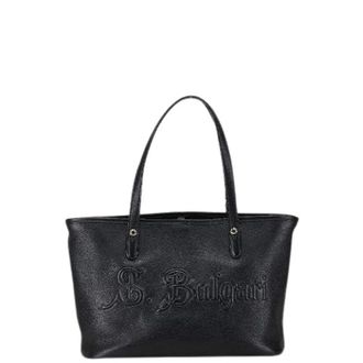 Bulgari Pre-owned Tote Bags, female, Black, Size: ONE SIZE Pre-owned Leather Shoulder Bag