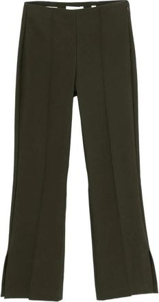 Vince Wide Broeken - Dames - Wijde Broeken - Groen - XS - Broeken
