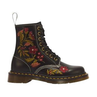 Dr. Martens 1460 Pascal Floral 8-Eye Wanama Boot - - Shoes - Donna - Nero - 36 EU