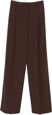 Elisabetta Franchi Pantaloni plissé - Marrone