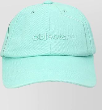 Objects IV Life cotton logo embroidered baseball cap