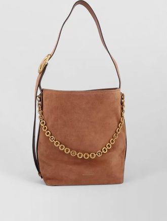 Michael Kors large leather bucket bag
