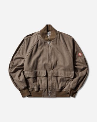 Cav Empt Men s Cotton Flannel Zip Jacket Brown