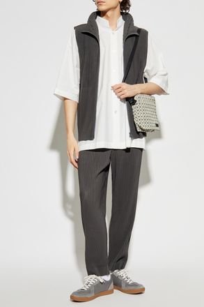 Homme Plissé Issey Miyake Shirt With Pocket, Mens, White