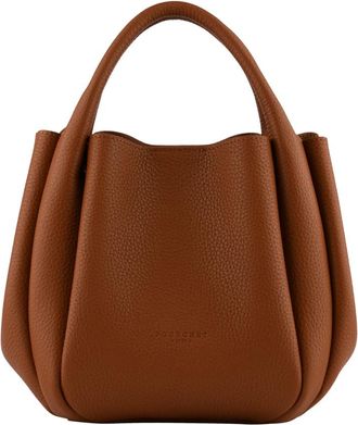 Pourchet Citrouille Handtas - Dames - Tassen - Bruin - Maat: ONE Size Leer