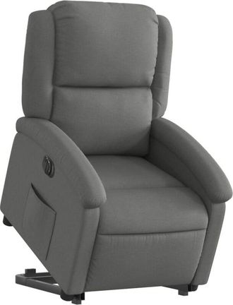 vidaXL Vidaxl - Sill&oacute;n El&eacute;ctrico Reclinable Elevable De Tela Gris Oscuro