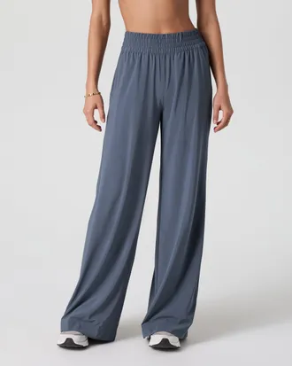 Vuori Clothing Villa Wideleg Pants | Azure | Large