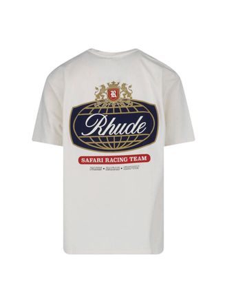 Rhude Mens T-Shirts And Polos White Cotton