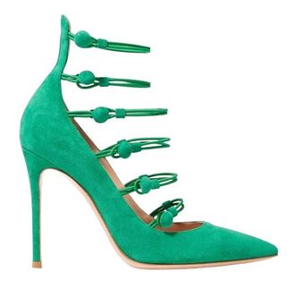 Gianvito Rossi Green Suede Marquis Pumps Size 37.5