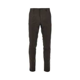 Dolce & Gabbana Virgin wool twill tailored pants Man 50