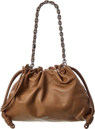 Loewe Flamenco Large Leather Clutch