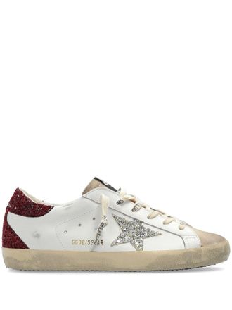 Golden Goose Super-Star gerafelde sneakers - Wit