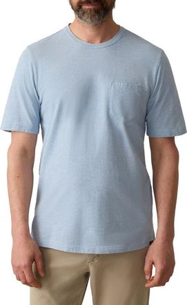 Faherty Indigo Pocket T-Shirt in Indigo Beach Feeder at Nordstrom Rack, Size Xx-Large