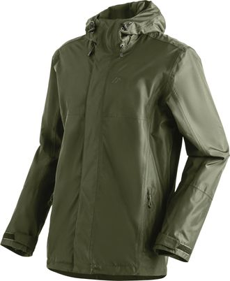 Maier Sports Regenjacke MAIER SPORTS Abbenstein M, Herren, Gr. 46, gr&uuml;n (moosgr&uuml;n), 100% Polyester, Jacken Regenjacke, Herren Jacke wasserdicht, moderner Windbreak