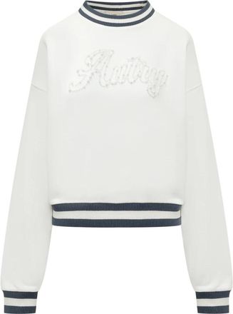 Autry Cropped Sweatshirt - Dames - Sweatshirts - Wit - L - Hoodies & sweatvesten