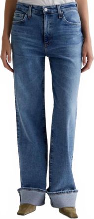 AG - Adriano Goldschmied High Rise Wide Leg Jeans In 18Yatl