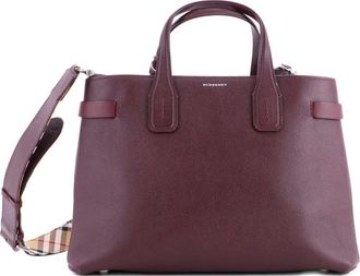 Burberry Banner NM Leather Medium tote bag - Rood