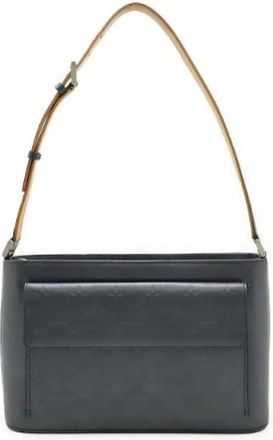 Louis Vuitton Pre-owned Shoulder Bags, female, Blue, Size: ONE SIZE Pre-owned Monogram Mat Alston Shoulder Bag