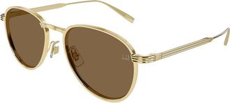 Dunhill DU0131S 002 Mens Sunglasses Gold Size 54