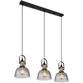 Globo Lighting L&aacute;mpara Colgante - Dorothea - Negro - Metal - Gran - Globo