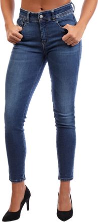 Diesel Dames Diesel 2017 Slandy Super-Skinny-Fit Jeans in Blauw