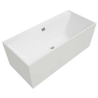 Villeroy & Boch Villeroy&boch - Ba&ntilde;era Recta 160 X 75 Villeroy Et Boch Collaro Piedra Acr&iacute;lica Blanco Rebosadero Cromo