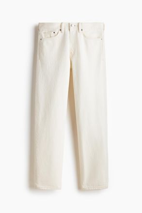 H&M Original Straight Jeans - Weiss