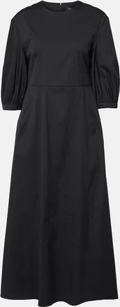 Max Mara Abito midi Clea in popeline di misto cotone