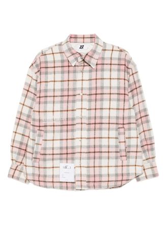 Izzue logo-embroidered jacket - women - Acrylic/Polyester/Polyester/Fabric/Polyester/Cotton - S - Pink