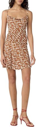 Diane Von F&uuml;rstenberg Kai Abstract Print Minidress in Accra Geo Mini Varnish at Nordstrom, Size Xx-Small