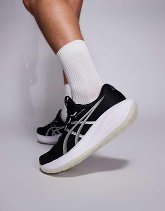 Asics Gel-Cumulus 28 - Sneakers bianche e nere-Nero