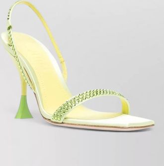 3Juin crystal-embellished slingback sandals